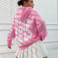Relaxed Oversized Women's Hoodie - Back Print, Cotton