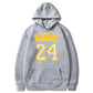 Plush Men's Basketball Hoodie - Pullover Polyester Game Day