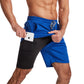 Variant image for Sporty Men's Swim Trunks with Fast-Drying Fabric and Zip Pockets for Active Lifestyle, Available in M-3XL-21