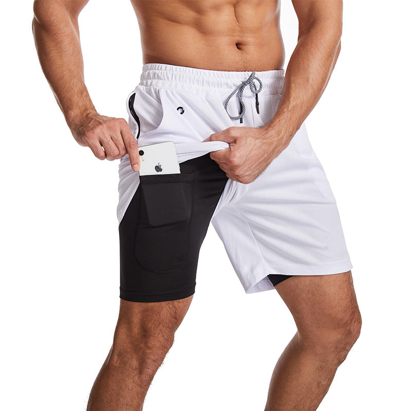 Variant image for Sporty Men's Swim Trunks with Fast-Drying Fabric and Zip Pockets for Active Lifestyle, Available in M-3XL-26