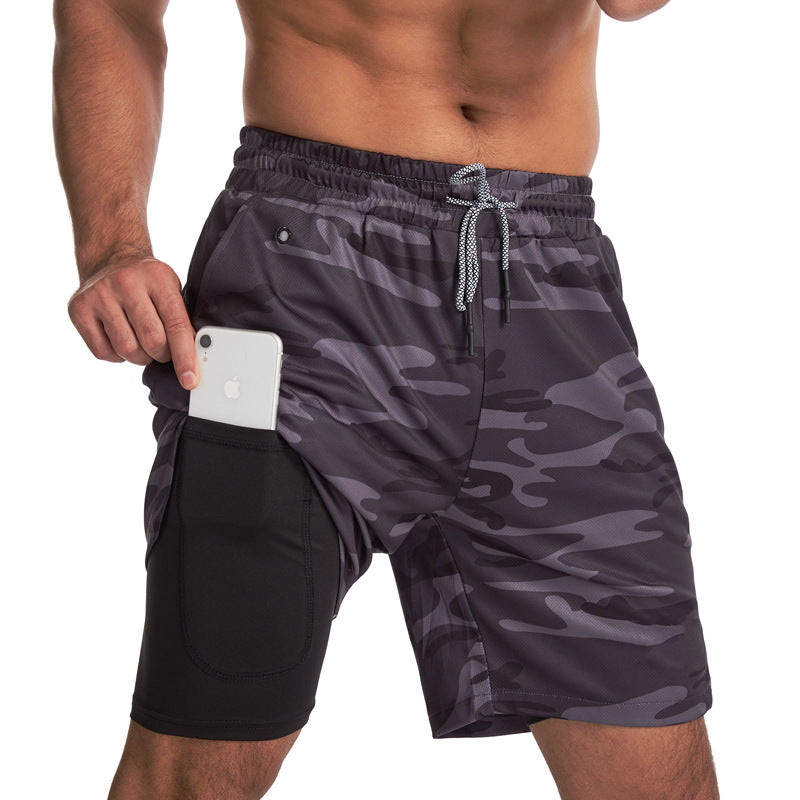 Variant image for Sporty Men's Swim Trunks with Fast-Drying Fabric and Zip Pockets for Active Lifestyle, Available in M-3XL-36