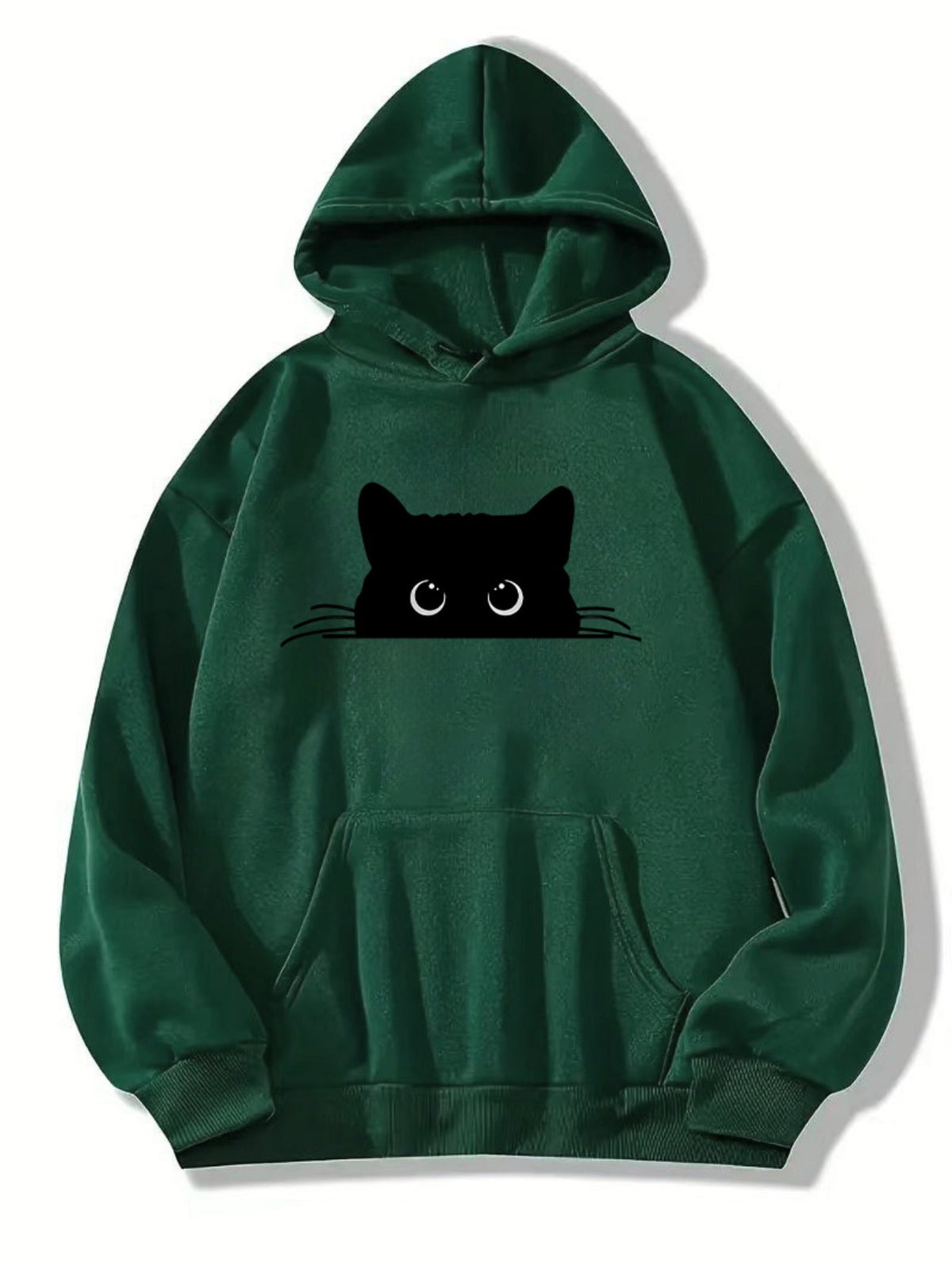Plush Women's Hoodie Pullover - Oversized Fleece, Casual