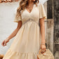 Elegant Boho Wedding Guest Dress, Flowing Design with Refined Details for Fall Weddings and Formal Occasions-5