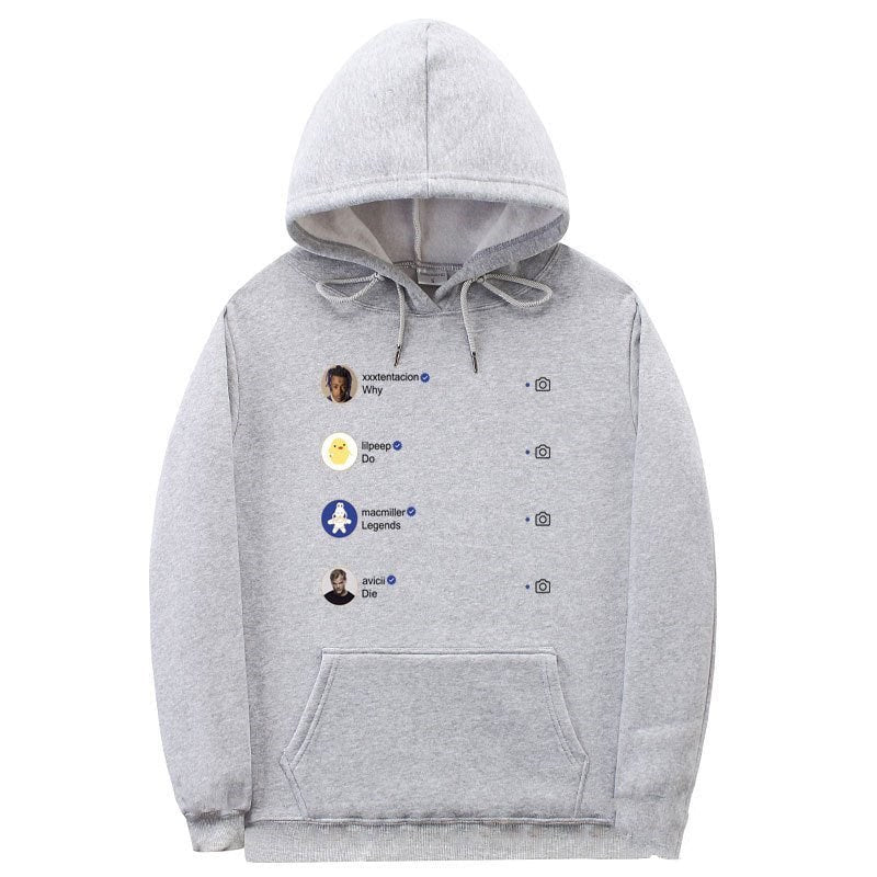 Men's Oversized Hooded Sweater - Relaxed Fit, Fleece Casual