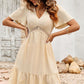 Elegant Boho Wedding Guest Dress, Flowing Design with Refined Details for Fall Weddings-4