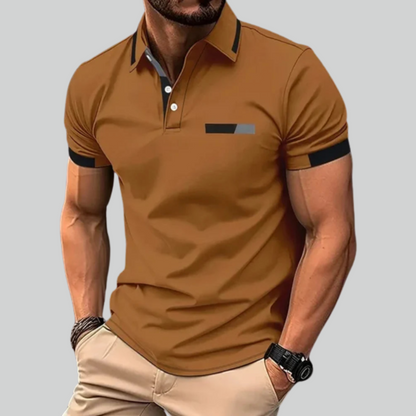 Sleeve Short Polo Shirt - Summer Casual Lapel Sports Polos Gift For Men