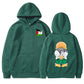 Men's Warm Hoodie - Relaxed Pullover, Polyester, Casual