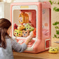 Claw Mini Crane Toy Machine for Kids - Coin Operated Plush Grabber Game with Lights & Music
