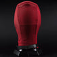 Deadpool Breathable Full Head Cosplay Mask for Adults - 2025 Halloween Costume Accessory, Red and Black Latex Design