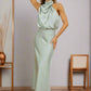 Asymmetric Black Midi Dress for Women - Elegant and Versatile Design for Special Occasions-2
