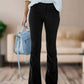 High Waist Flared Pants for Women, Elegant Versatile Trousers, Comfortable Fit, Fashionable Design for Casual and Formal Wear-3