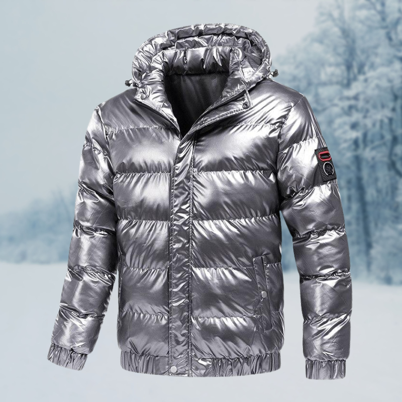 Quilted Insulated Shell – Windproof Men’s Puffer Jacket
