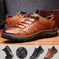 Variant image for Hand-Sewn Leather Leisure Shoes for Men, Waterproof, Comfortable, Non-Slip Rubber Sole, Lightweight for Outdoor Activities-21
