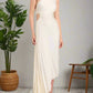 One-Shoulder Pleated Evening Dress for Weddings, Formal Gowns, Elegant Black Formal Dress-3