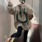 Warm Cozy Women's Oversized Hoodie - Knit, Regular