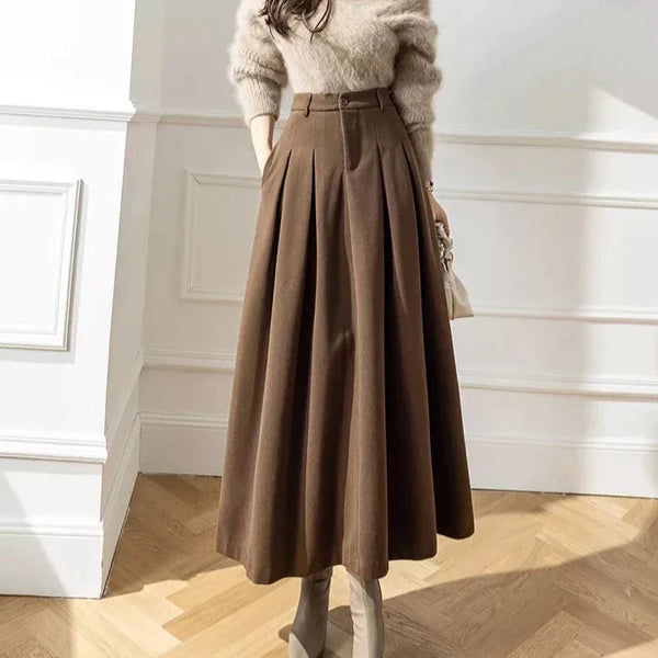 Variant image for Elegant Long Black Skirt for Women, Versatile Maxi Skirt for Daily Wear, Comfortable Fit, Easy to Pair-1