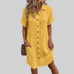 Elegant Shirt Dress for Women - Multi-Use Office and Casual Wear, Flattering Fit for All-Day Comfort