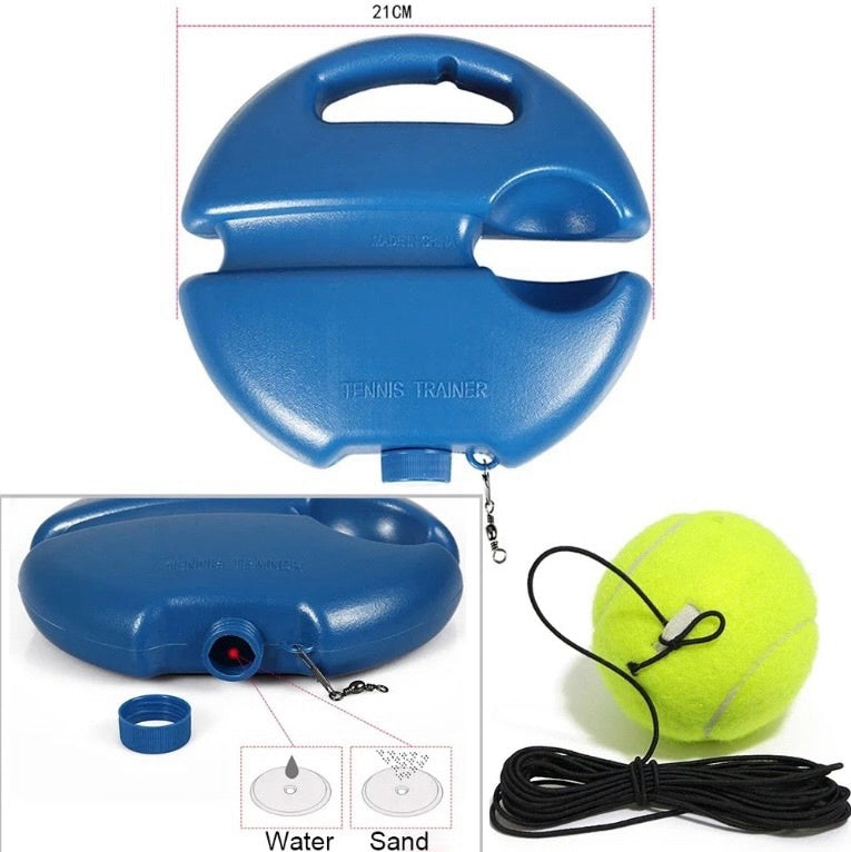 1set Tennis Trainer Device - Indoor Rebound Ball Exercise for Self-study