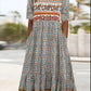 Women's Maxi Dress with Mixed Color Pattern, Casual and Formal Summer Dresses for All-Day Comfort-1