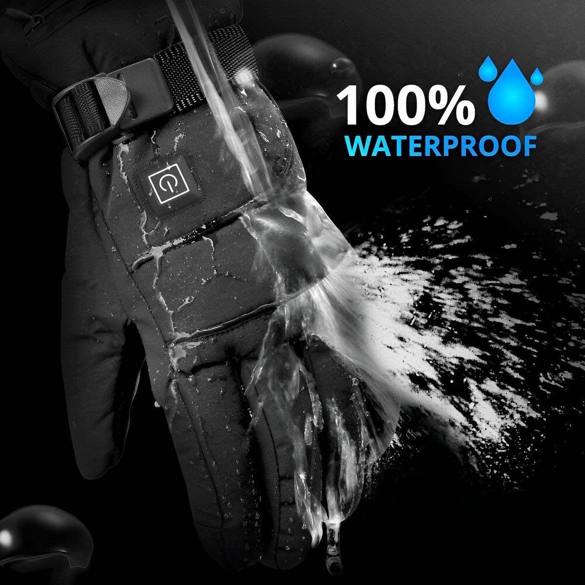 Gloves Heated Battery Heated Winter Gloves 8 Hour Warmth