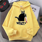 Men’s Oversized Hoodie - Graphic Pullover, Wool Lined Casual