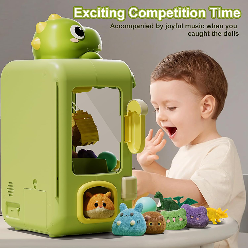 Claw Machine Toy - Arcade Game for Kids, Flexible Music Vending Fun