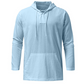 Light Casual Mens Pullover - Laceup V Neck, Linen