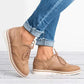 Variant image for Women's Moccasins with Lace Closure, Lightweight and Durable Ladies Moccasin Shoes for Casual and Work Wear-10