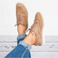 Women's Moccasins with Lace Closure, Lightweight and Durable Ladies Moccasin Shoes for Casual and Work Wear-3