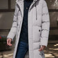 Water-Resistant Cozy Men's Parka Jacket - Long Quilted, For Cold