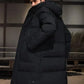 Water-Resistant Cozy Men's Parka Jacket - Long Quilted, For Cold