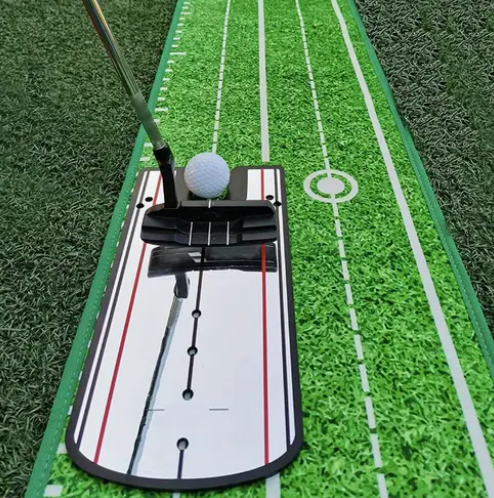 Golf Putting Practice Mirror - Alignment Aid for Training, Light 140x300mm Golf Putter Device