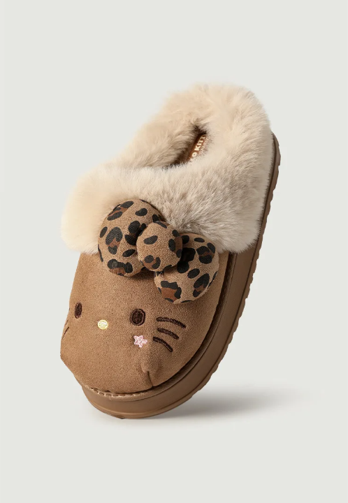 Plush HK Winter Slippers for Women