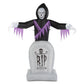 Reaper Grim Inflatable With LED Tombstone Halloween Decor