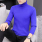 Men’s Fitted Turtleneck Sweater - Slim Fit Cotton Blend