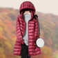 Water-Resistant Women’s Puffer Coat - Mid Thigh, Light