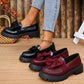 Thick Varnished Leather Moccasins for Women with Robust Sole for Comfort and Style-5