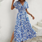 Chic Floral Women's Summer Dress, Lightweight Casual Fit, Breathable Fabric for Warm Weather Outings-1