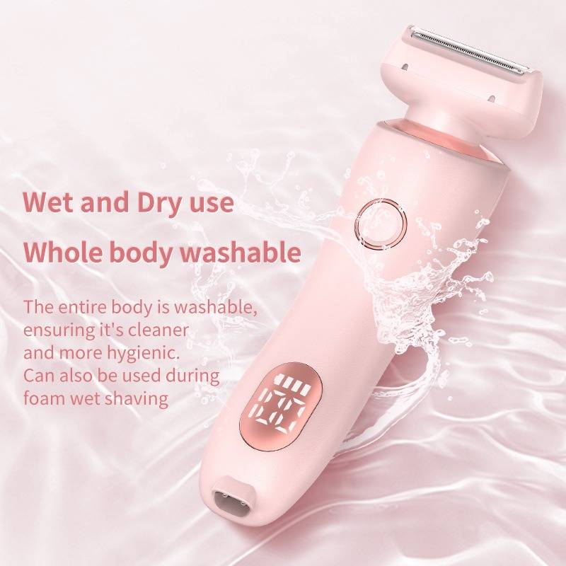Motor-Driven Shaver 3D Floating Blade Dual-Head Water-Resistant Wet Dry Use Gentle Painless Hair Removal Fall 2025 Self-Maintenance Gift