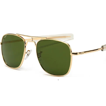 Designer Men's Vintage Aviation Sunglasses AO for American Military Style