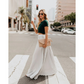 Elegant Pleated Long Skirt for Women, Full-Length Black Maxi Skirt with Elastic Waistband, Versatile and Comfortable-3
