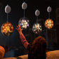 LED Halloween Lantern 160mm PVC Decor, IP44 Spooky Glow