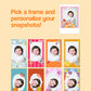 Kid Instant Print Camera - Fun Photography for Kids, Light, Simple to Use, Black & White Prints