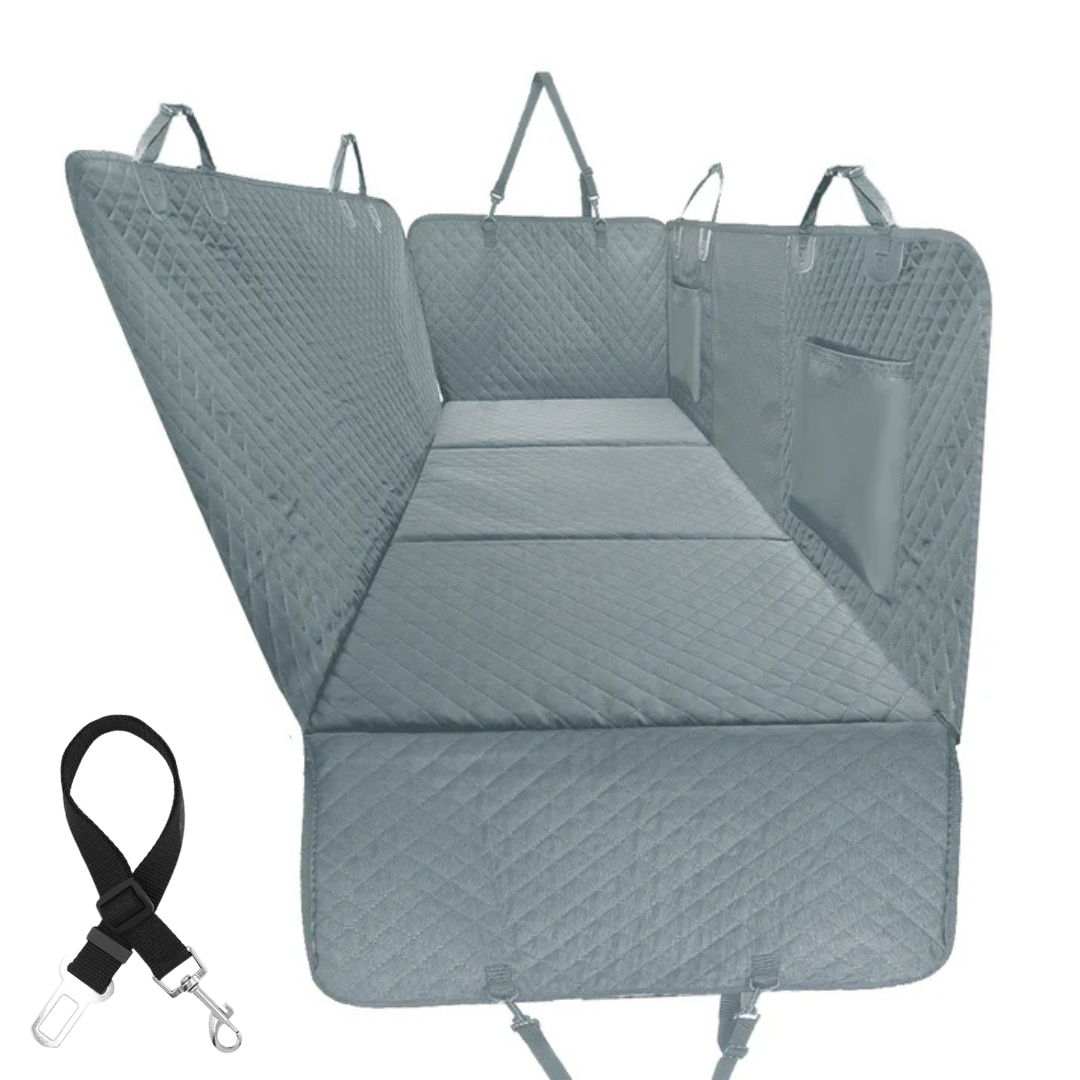 Car Seat Cover Hammock Water-Resistant Protector With Storage Pockets And Mesh Window For Cars And Trucks Fall 2025 Gift