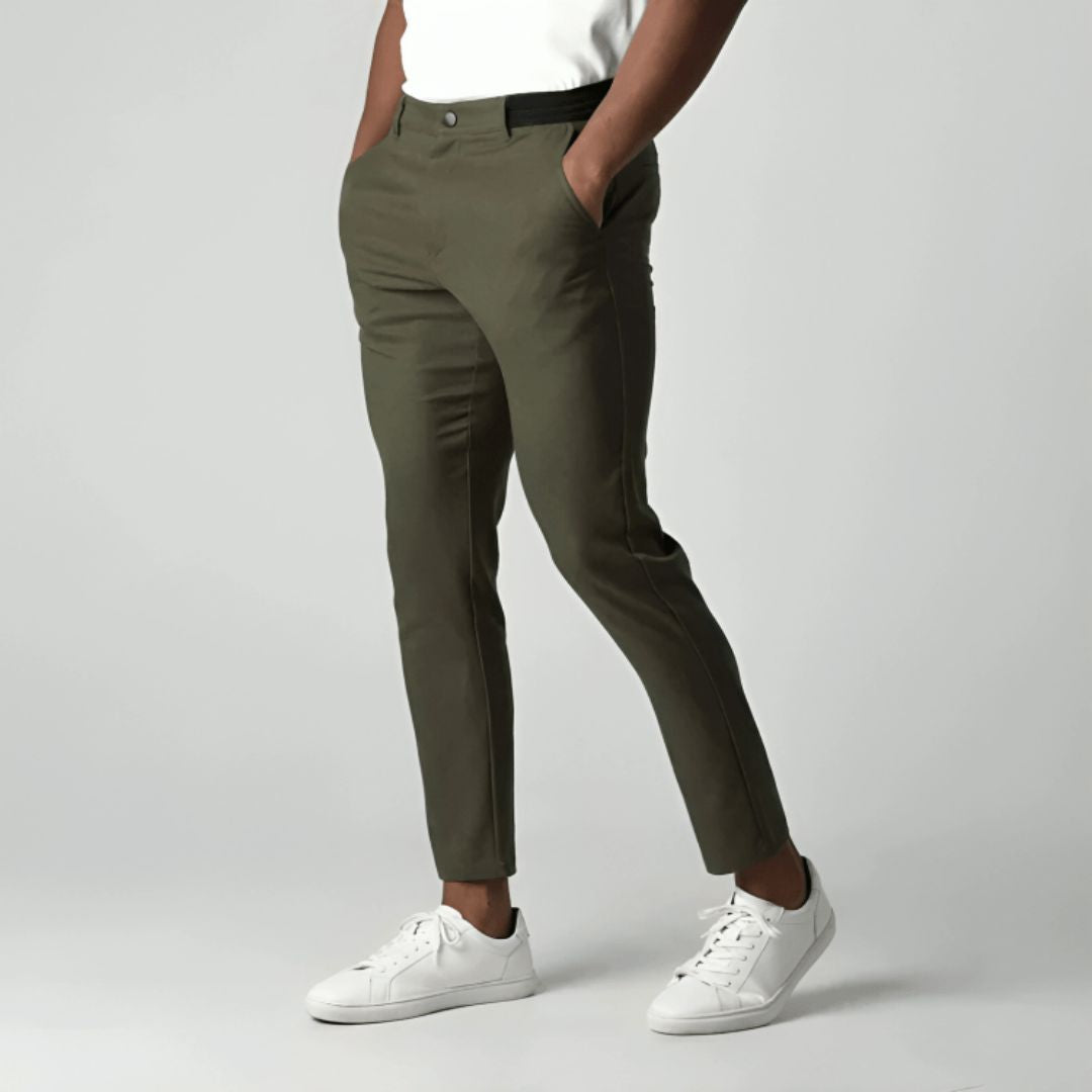 Variant image for Men's Stretch Pants, Ultra-Stretch Fabric, Comfortable Fit for Work and Casual Wear, Available in Slim, Regular, and Relaxed Styles-11