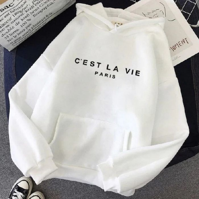 Cozy Oversized Women's Hoodie - Relaxed Plush, For Winter