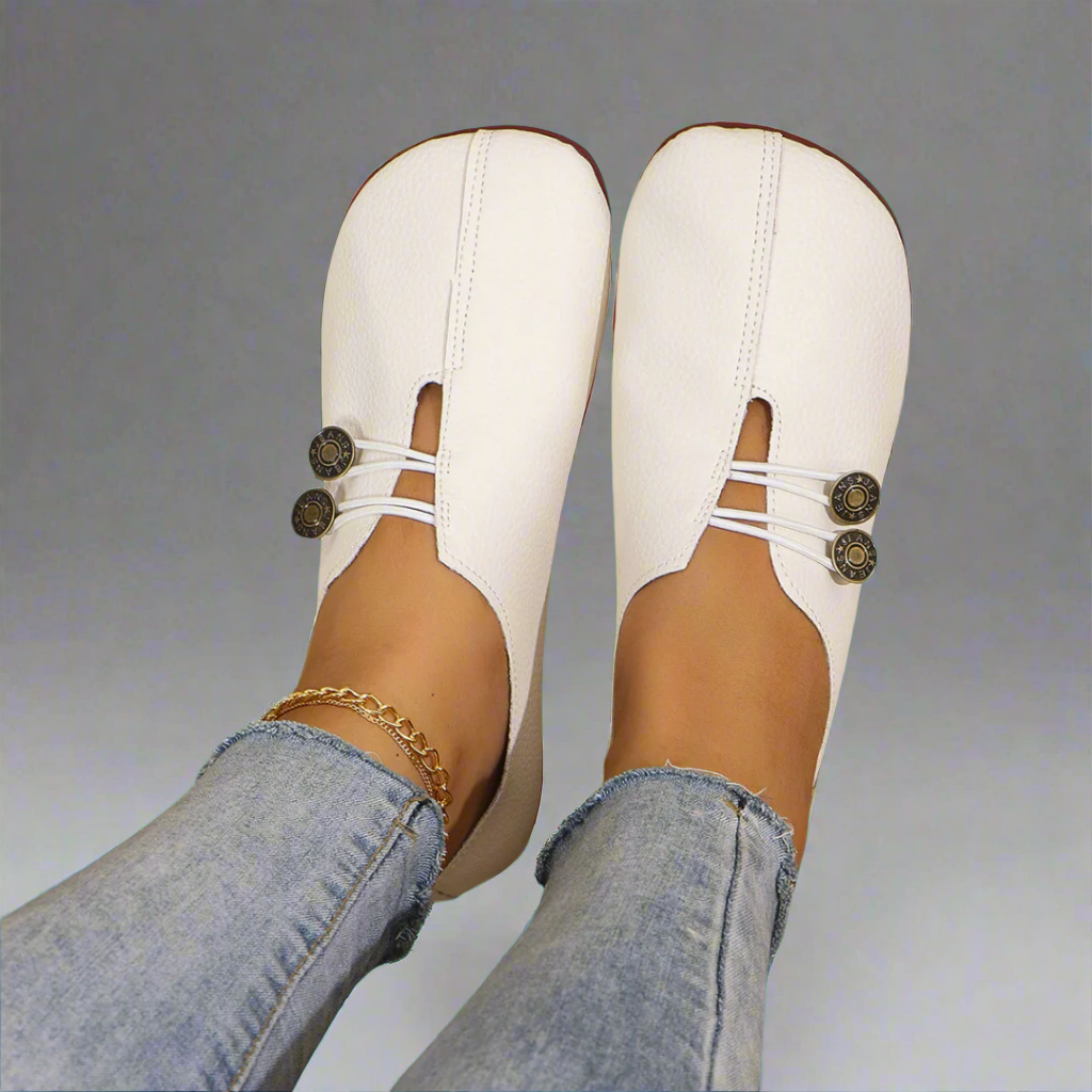 Variant image for Black Penny Loafers for Women, Premium Goat Leather, Comfortable Everyday Footwear, Stylish and Versatile Design-9