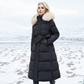 Women’s Insulating Puffer Coat - Quilted, Fur Trimmed