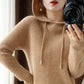 Drop Shoulder Knit – Plush Cozy Women's Hooded Sweater