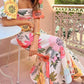 Elegant Floral Maxi Dress for Women - Versatile Summer Wedding Guest Dress, Comfortable Fit, Lightweight Fabric-1